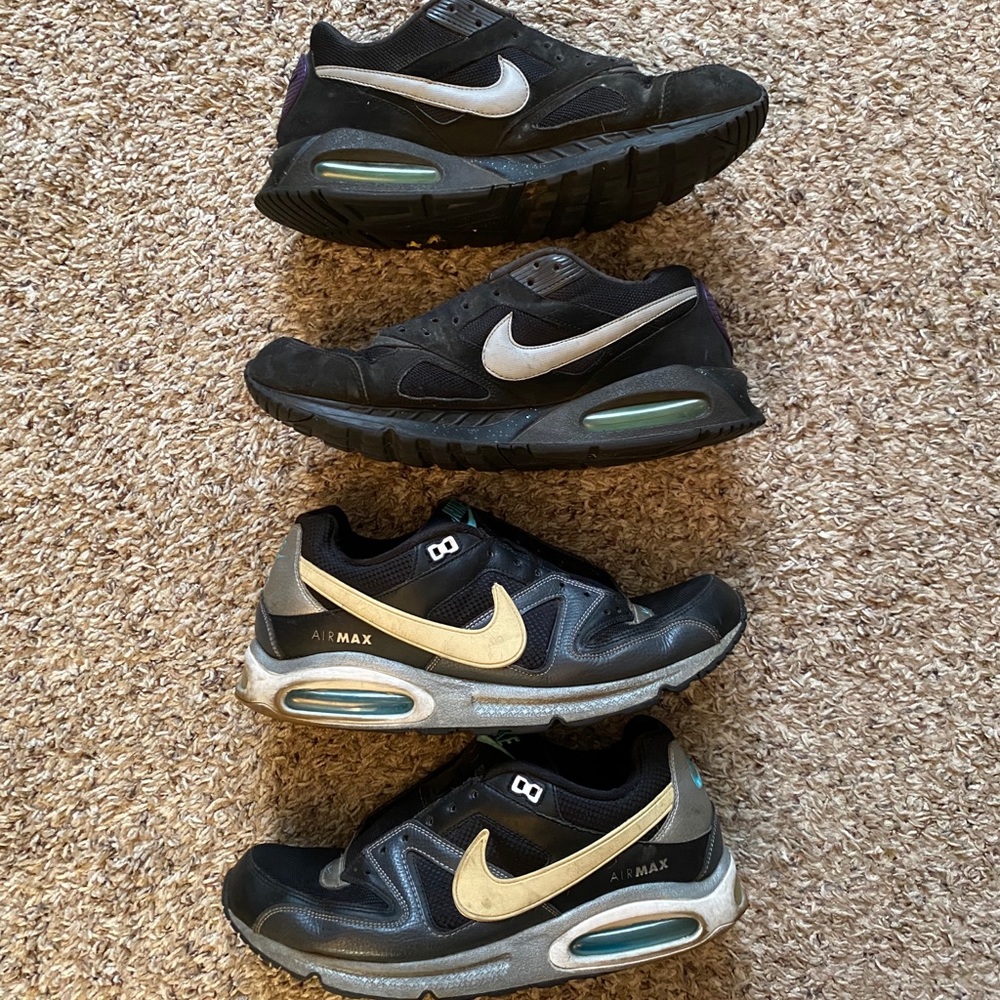 2 pairs of Nike Air Max